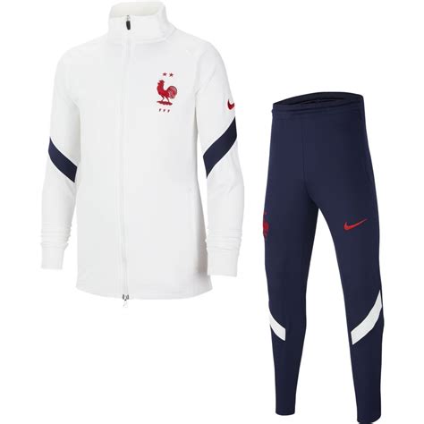 nike frankrijk trainingspak wit|sport trainingspakken.